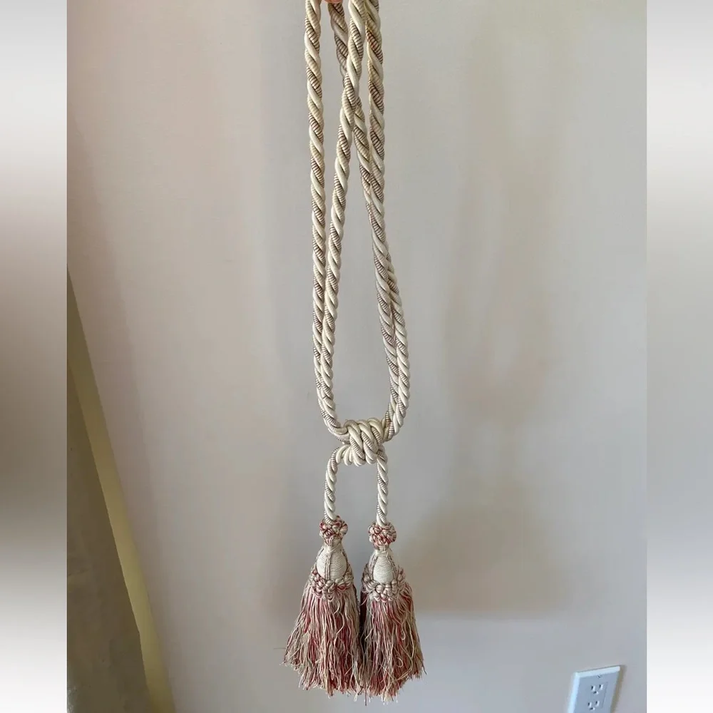 Vintage Red & Gold Tassels